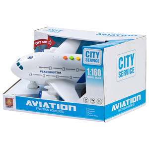 هواپیما اسباب بازی موزیکال مدل 1:160 Aviation Aircraft WY720A_اسباب بازی